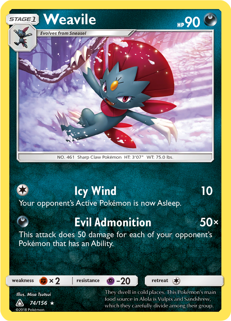 Weavile (Reverse Holo)