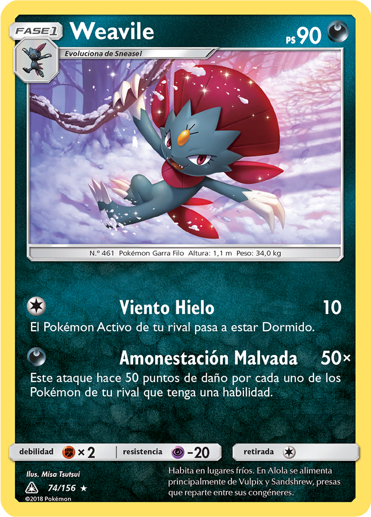 Weavile (Reverse Holo)