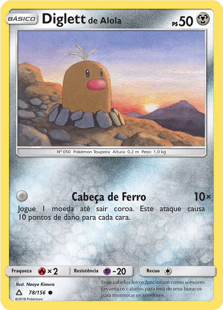 Diglett de Alola (Reverse Holo)