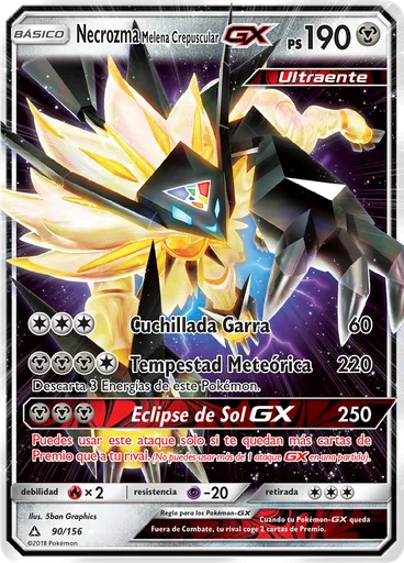 Necrozma Melena Crepuscular GX