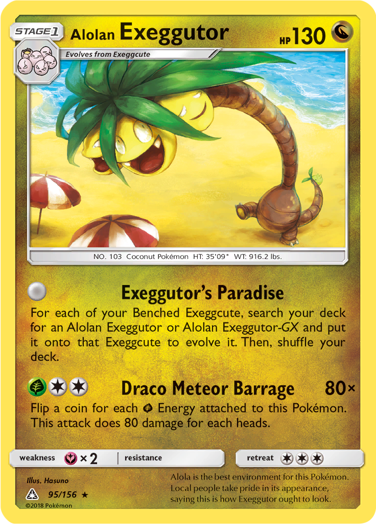 Alolan Exeggutor (Reverse Holo)