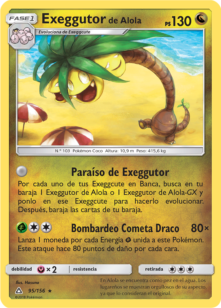 Exeggutor de Alola (Reverse Holo)