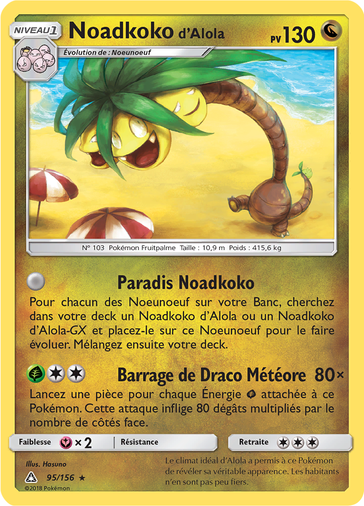 Noadkoko d’Alola (Reverse Holo)