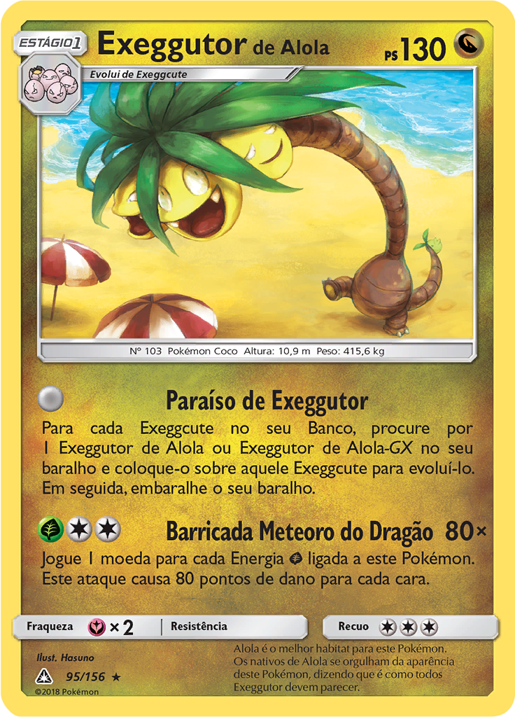 Exeggutor de Alola (Reverse Holo)