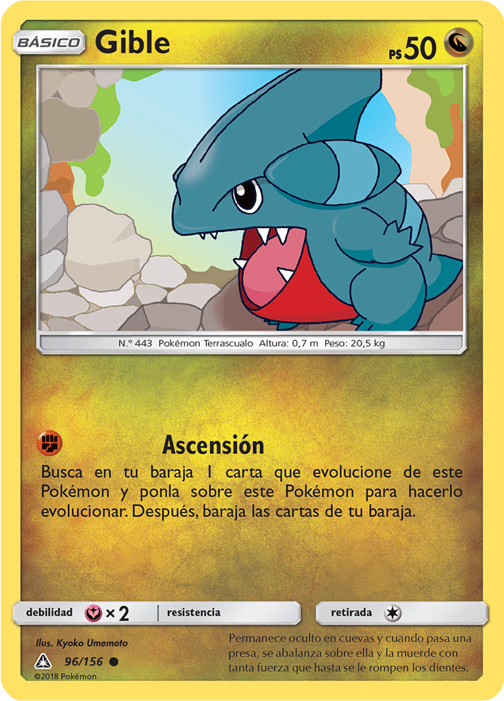 Gible (Reverse Holo)