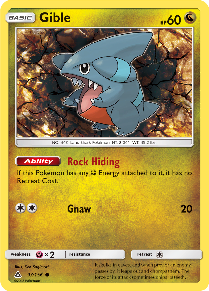 Gible (Reverse Holo)