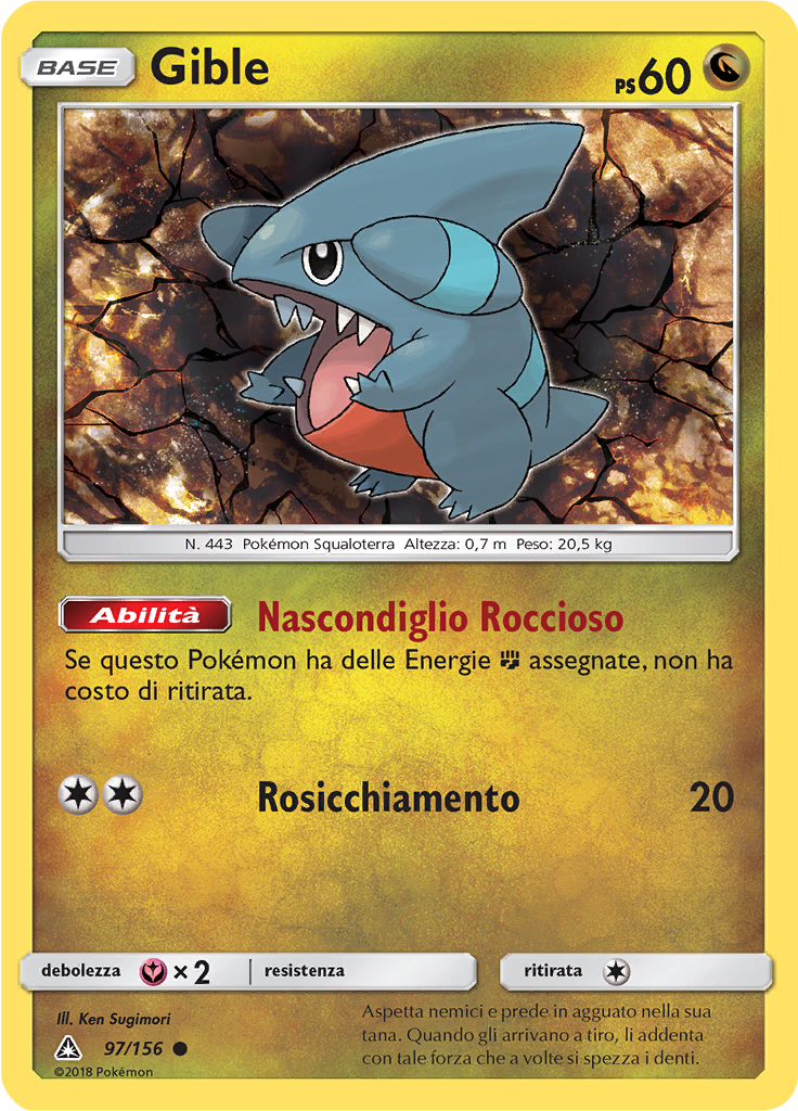 Gible (Reverse Holo)