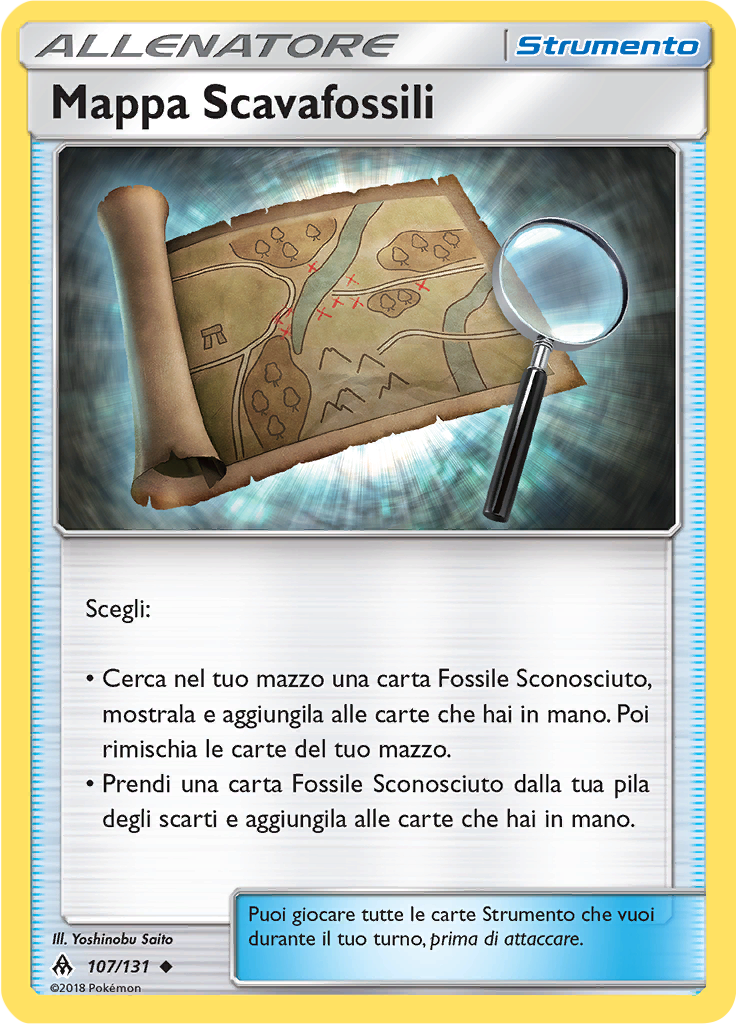 Mappa Scavafossili (Reverse Holo)