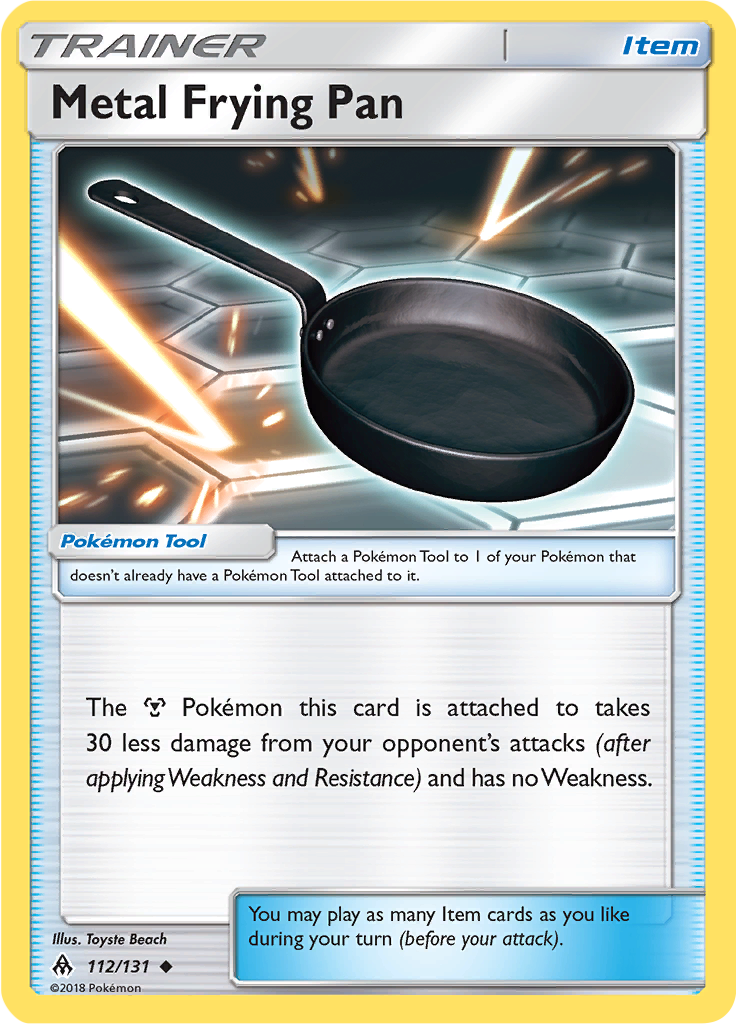Metal Frying Pan (Reverse Holo)