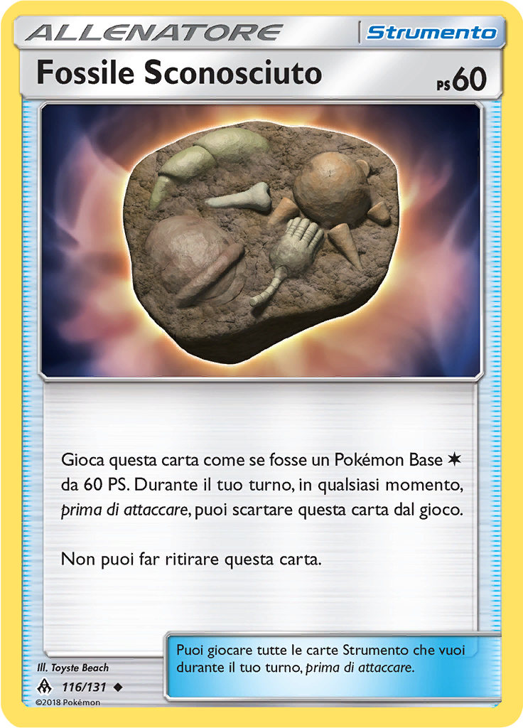 Fossile Sconosciuto (Reverse Holo)