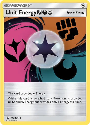 Unit Energy FightingDarknessFairy (Reverse Holo)