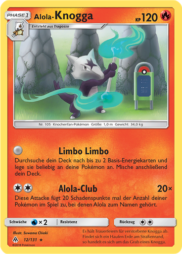 Alola-Knogga (Reverse Holo)
