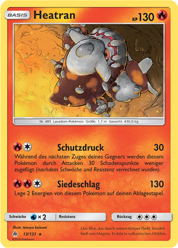 Heatran (Reverse Holo)