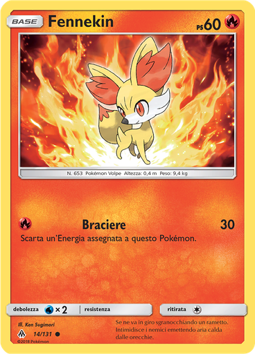 Fennekin (Reverse Holo)
