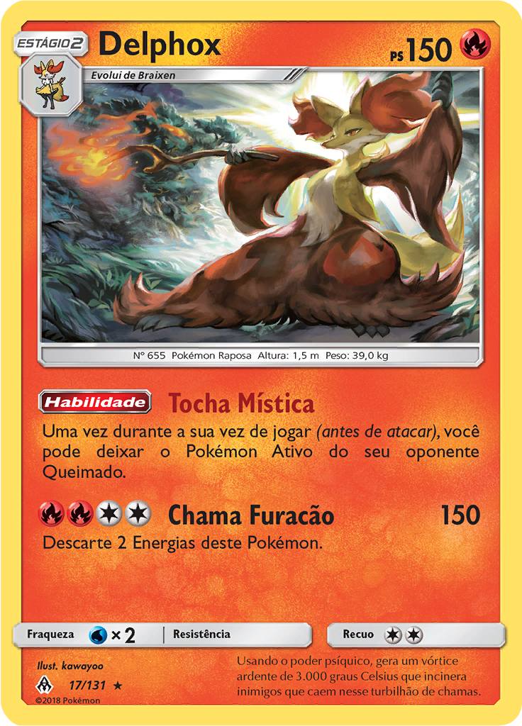 Delphox (Reverse Holo)