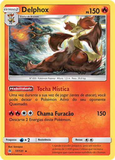 Delphox (Reverse Holo)