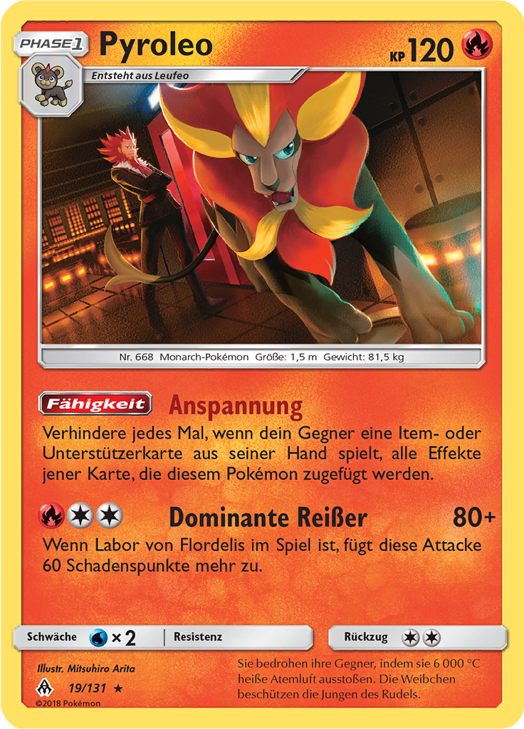 Pyroleo (Reverse Holo)