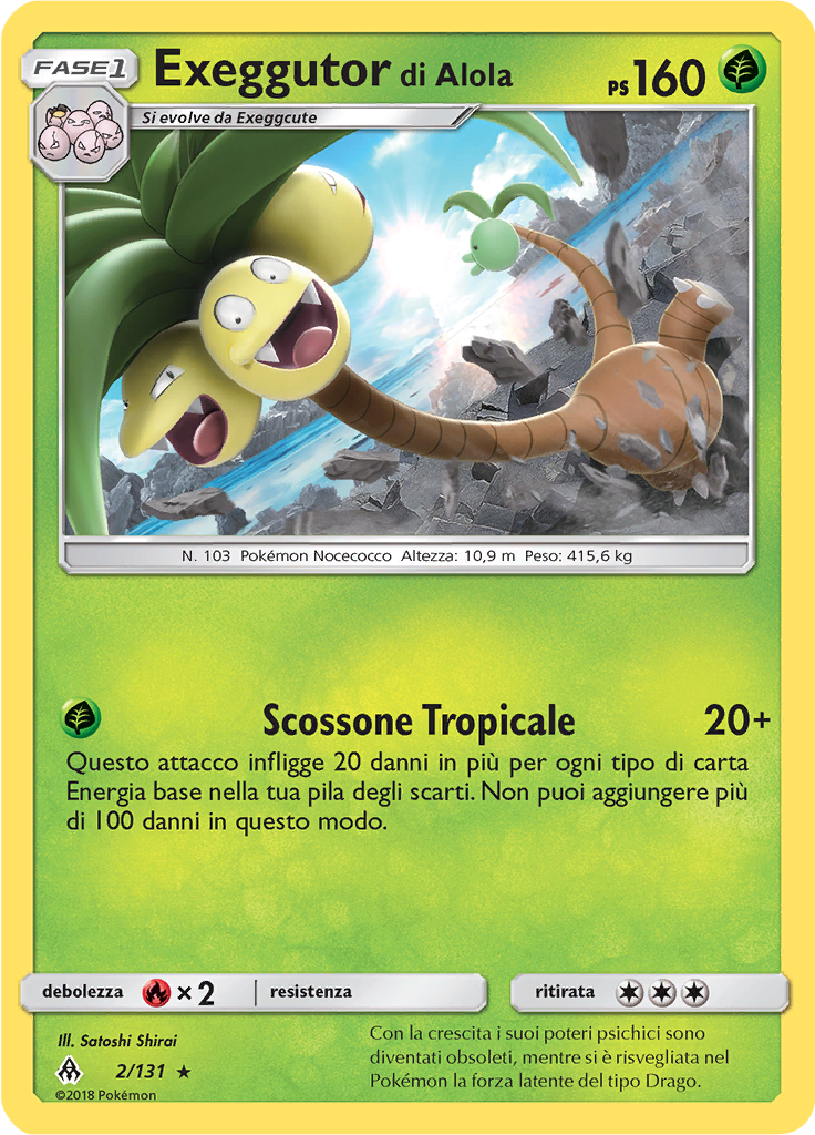 Exeggutor di Alola (Reverse Holo)