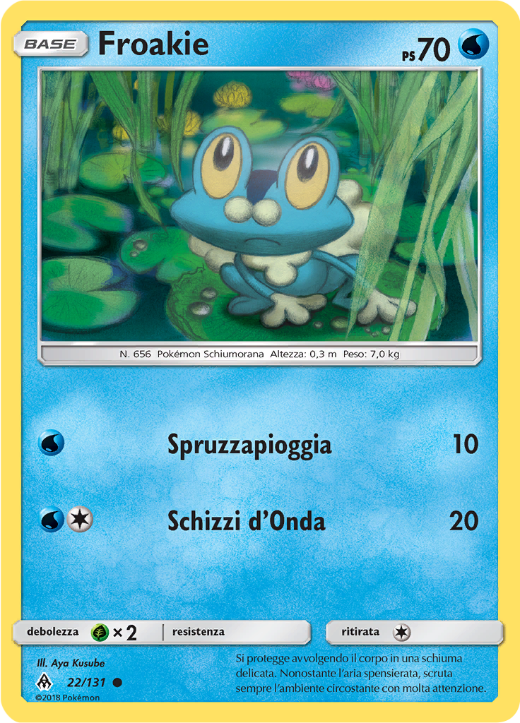 Froakie (Reverse Holo)