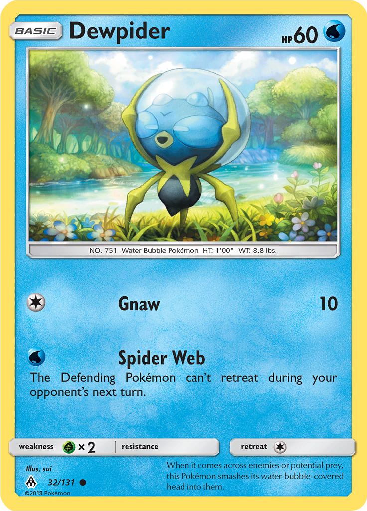 Dewpider (Reverse Holo)