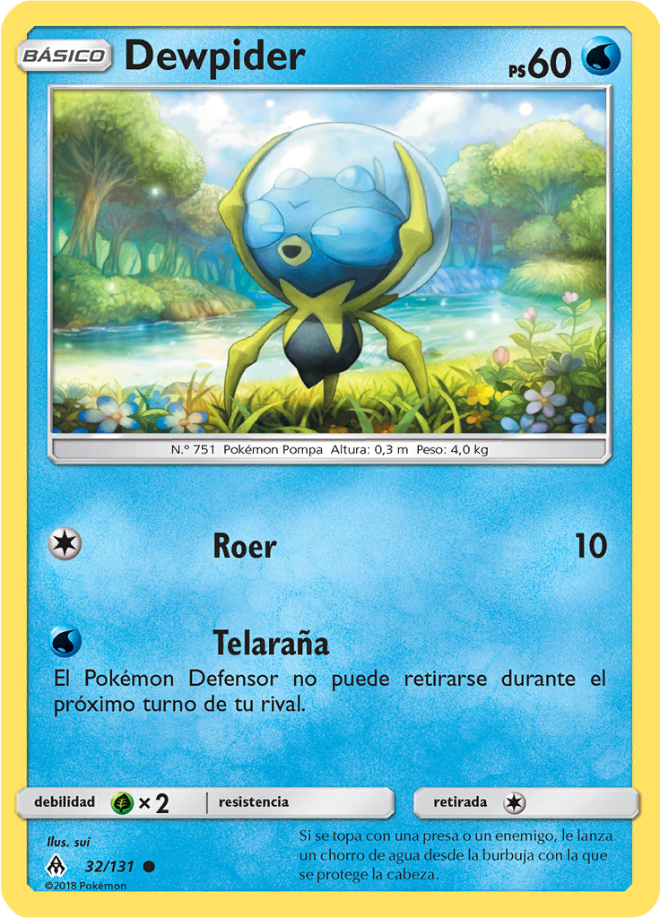 Dewpider (Reverse Holo)