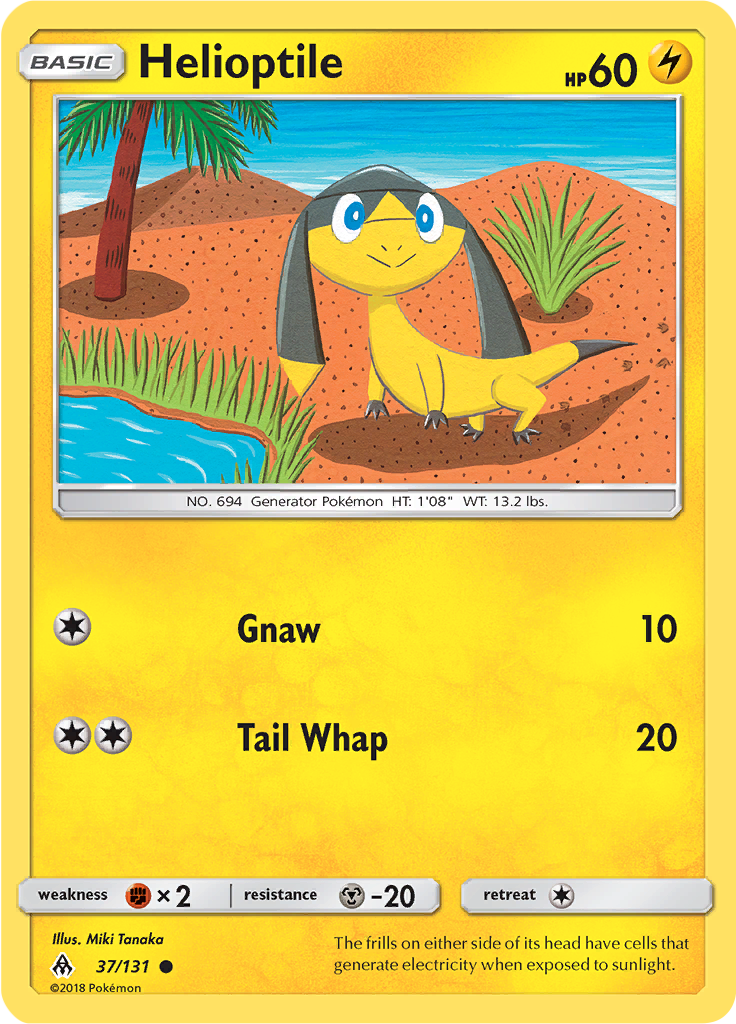 Helioptile (Reverse Holo)