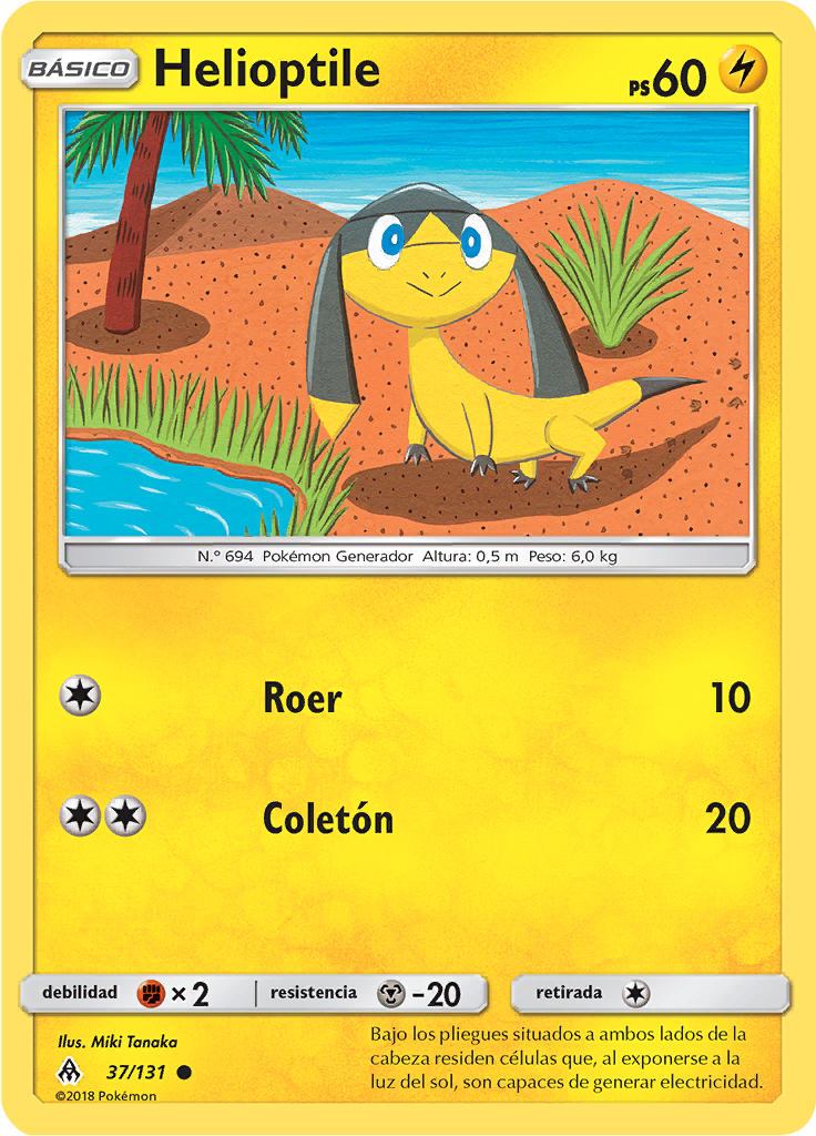 Helioptile (Reverse Holo)