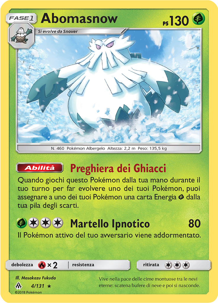 Abomasnow (Reverse Holo)