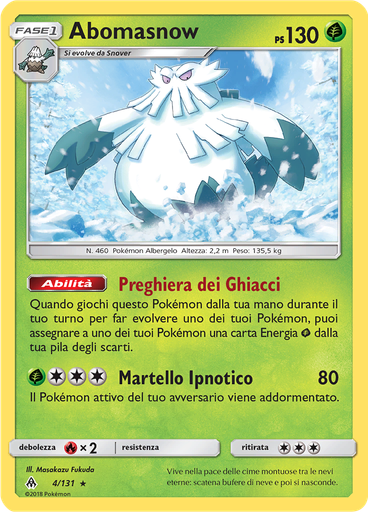 Abomasnow (Reverse Holo)