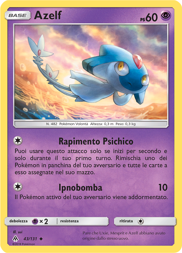 Azelf (Reverse Holo)