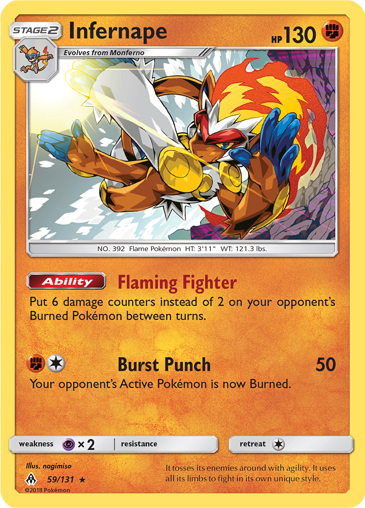 Infernape (Reverse Holo)