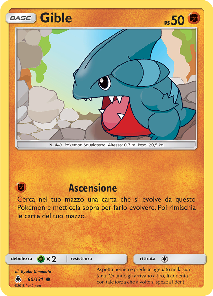 Gible (Reverse Holo)