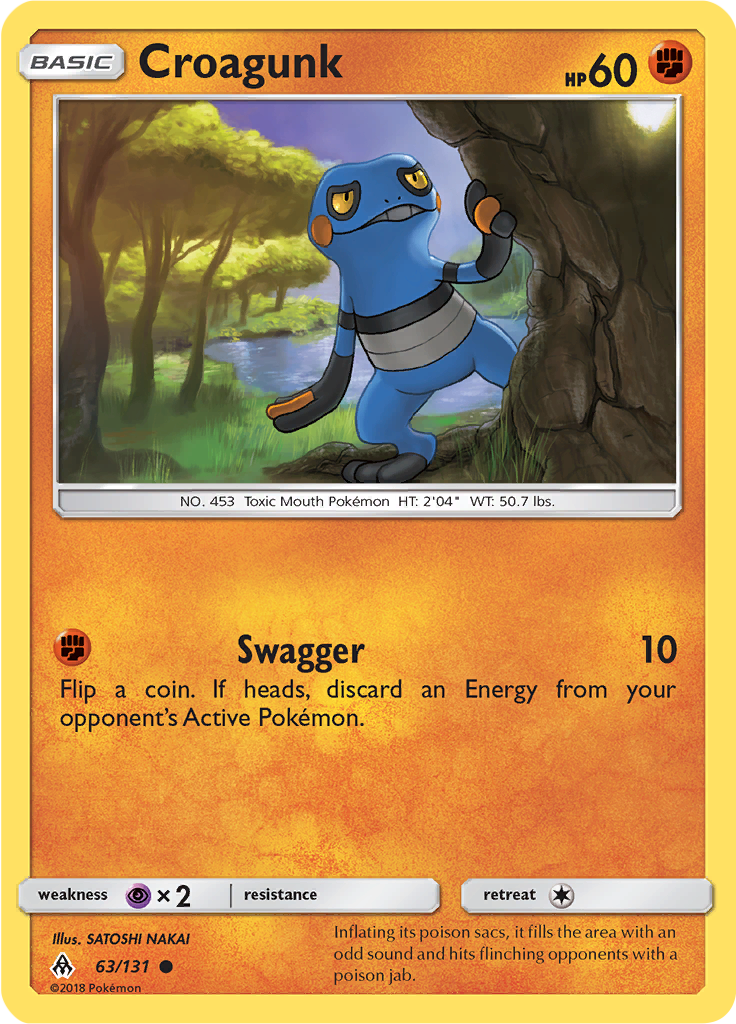 Croagunk (Reverse Holo)