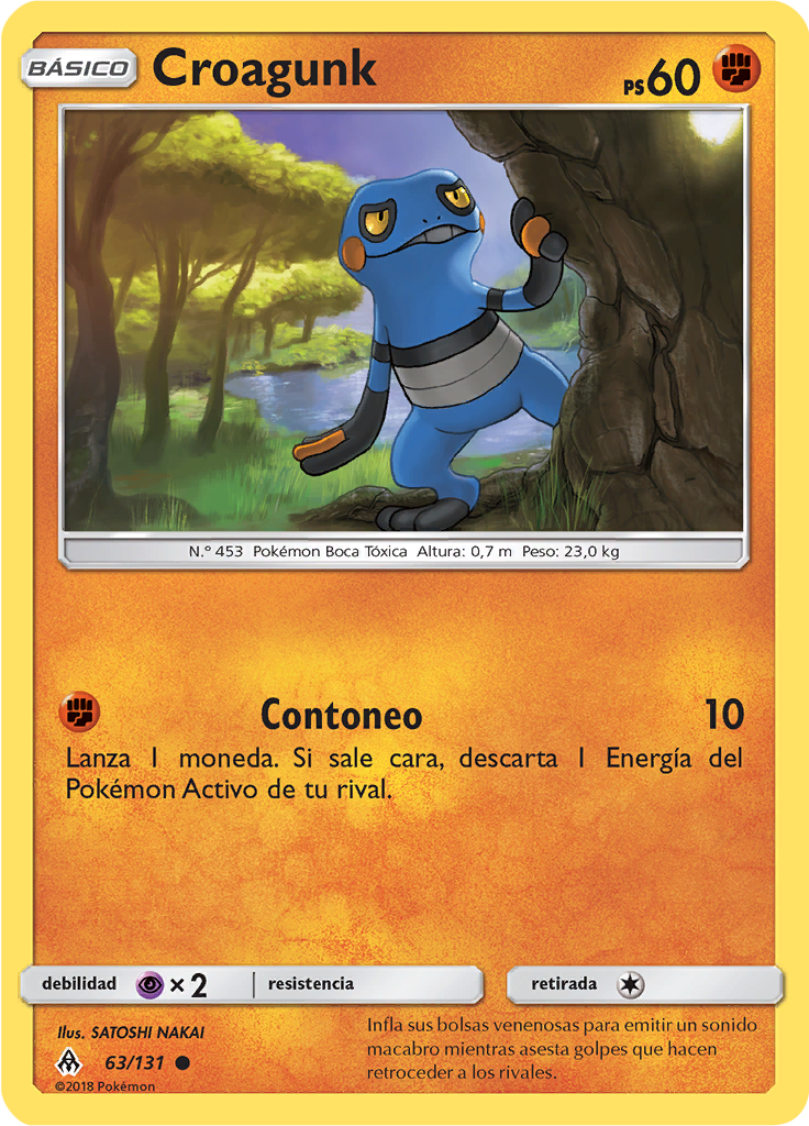 Croagunk (Reverse Holo)