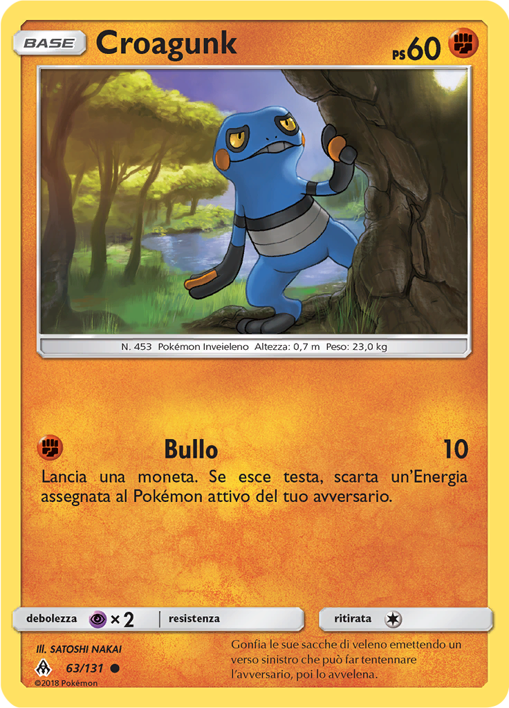 Croagunk (Reverse Holo)