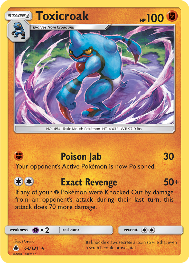 Toxicroak (Reverse Holo)