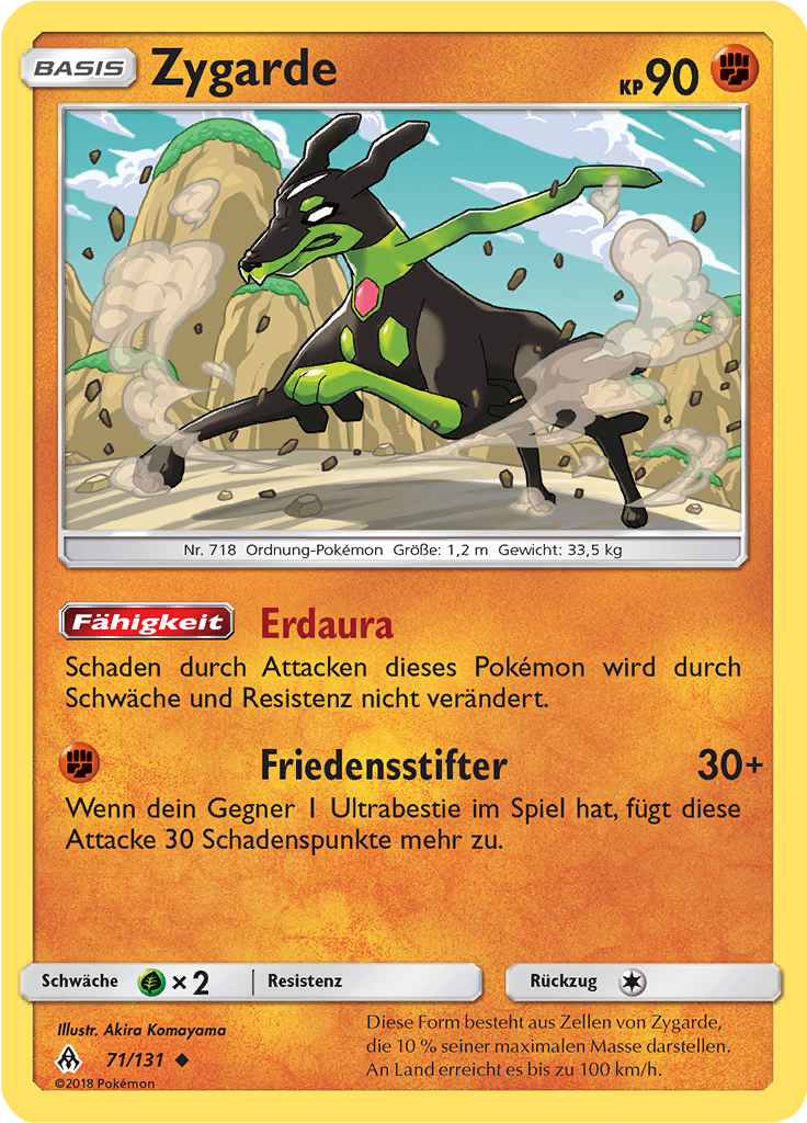 Zygarde (Reverse Holo)