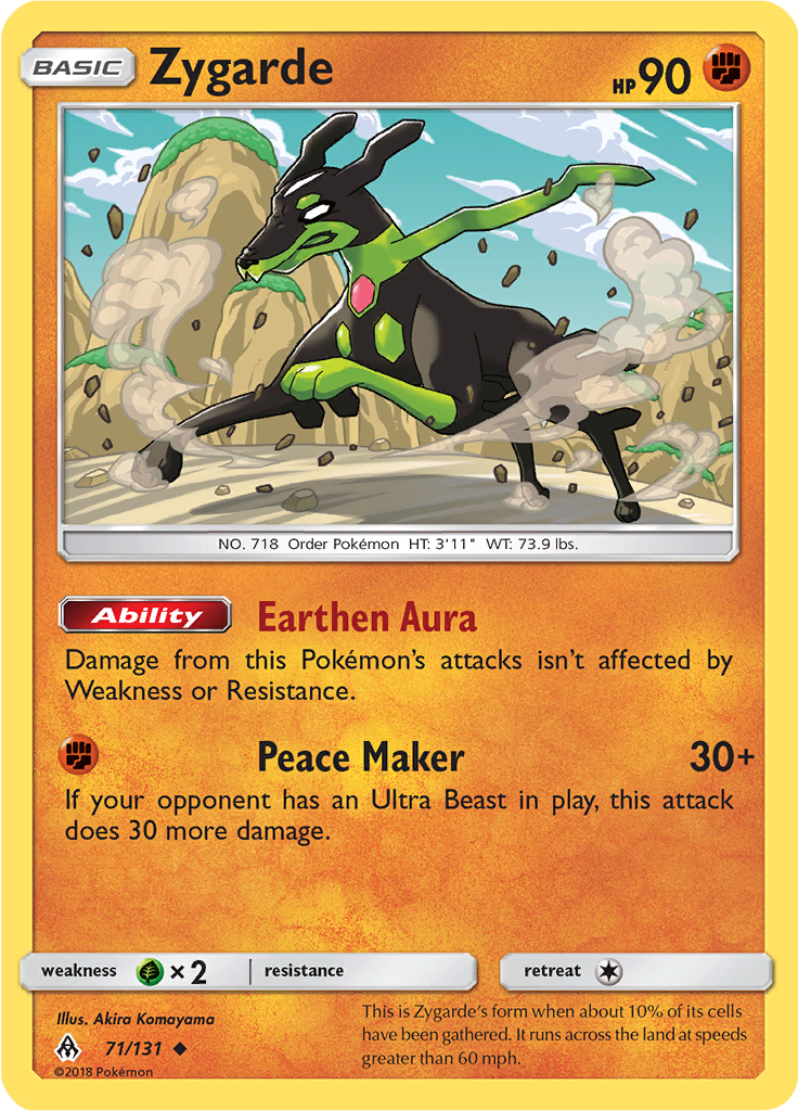 Zygarde (Reverse Holo)