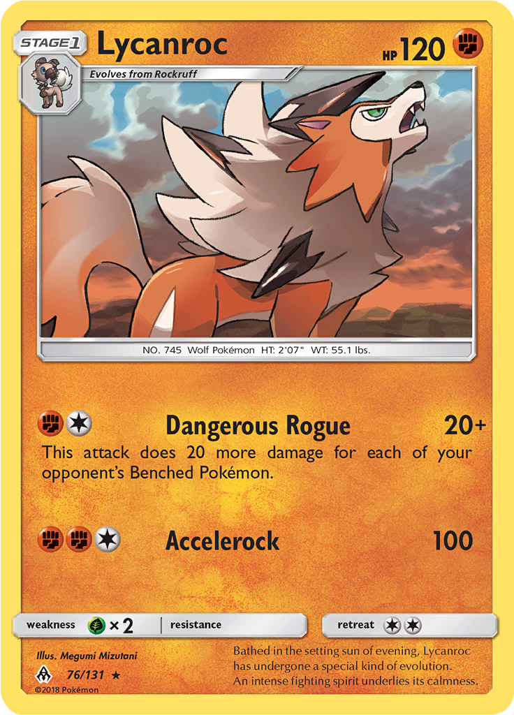 Lycanroc (Reverse Holo)