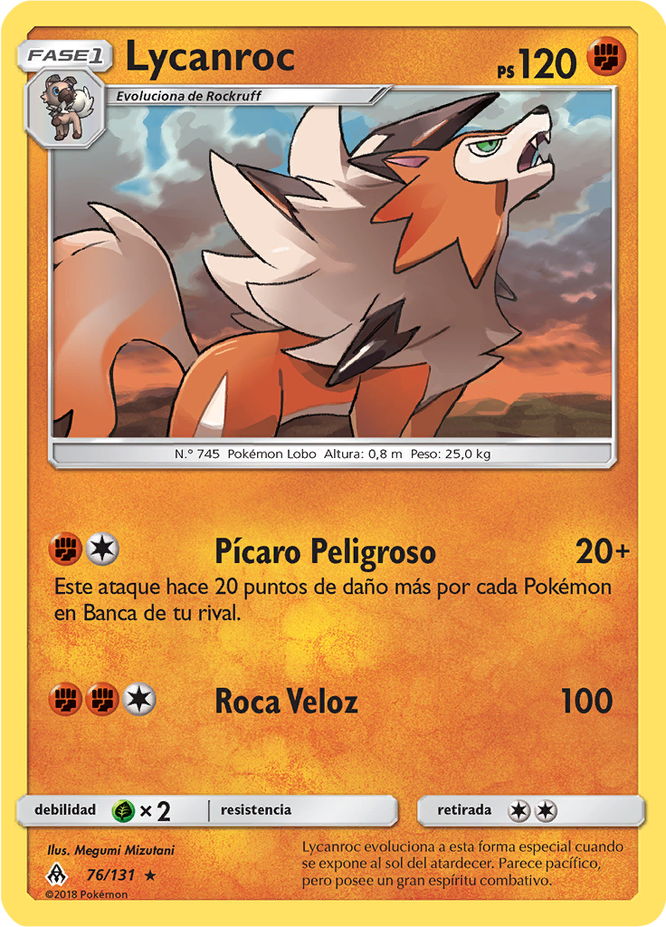 Lycanroc (Reverse Holo)