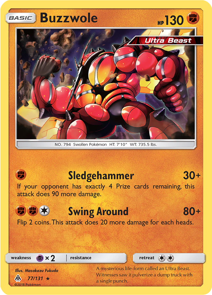 Buzzwole (Reverse Holo)