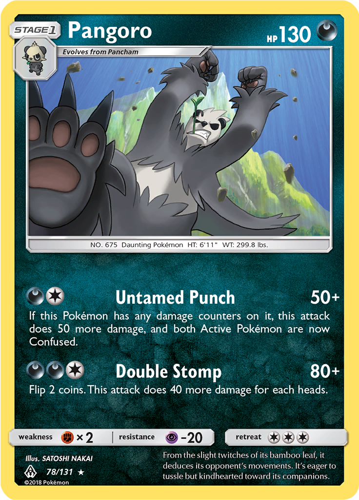 Pangoro (Reverse Holo)