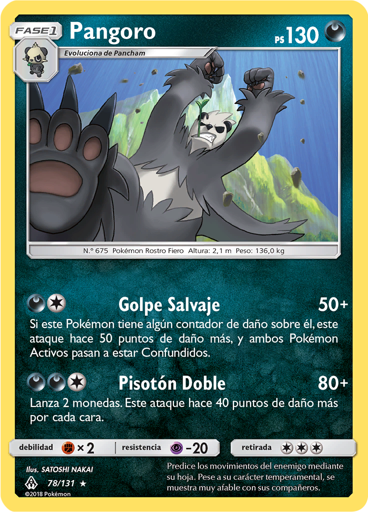 Pangoro (Reverse Holo)
