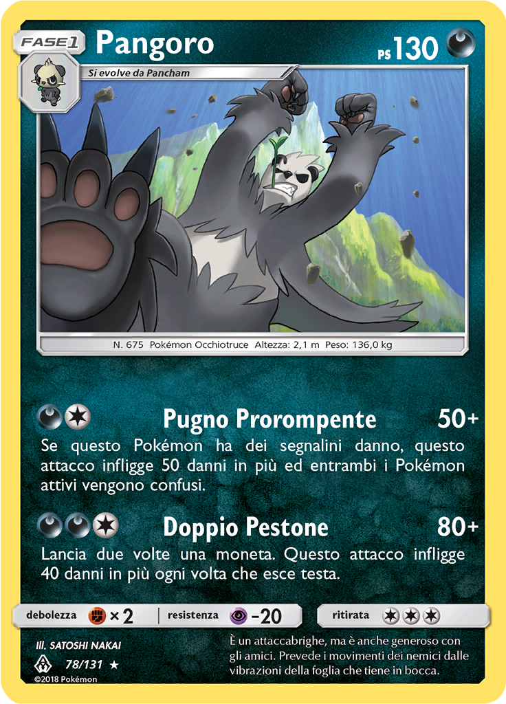 Pangoro (Reverse Holo)