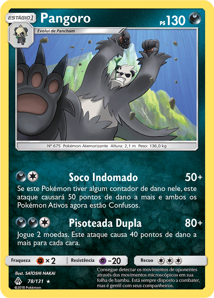 Pangoro (Reverse Holo)