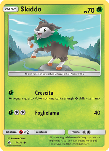 Skiddo (Reverse Holo)