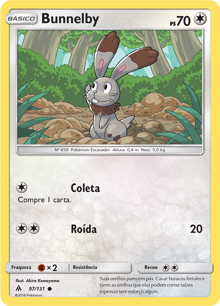 Bunnelby (Reverse Holo)