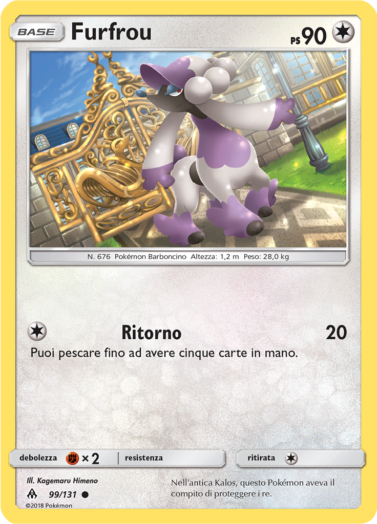 Furfrou (Reverse Holo)