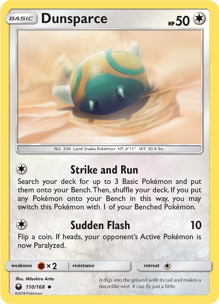 Dunsparce (Reverse Holo)