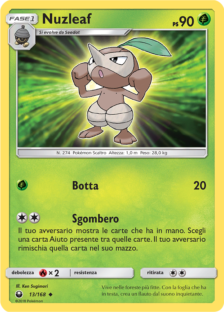 Nuzleaf (Reverse Holo)